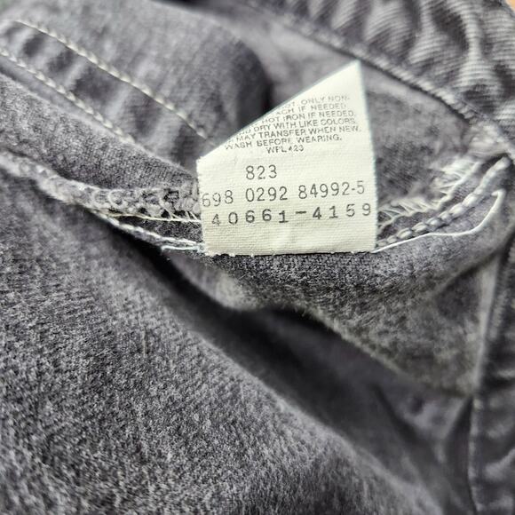 Men's Levis SilverTab Loose Jeans W36 L34 Black Denim Y2K - Picture 9 of 9